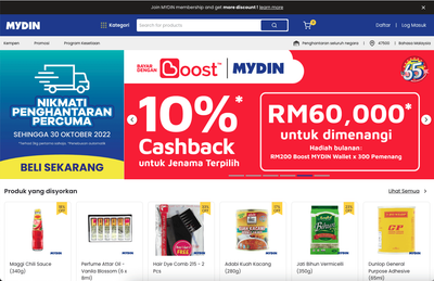 Snapshot of Mydin x Dropee